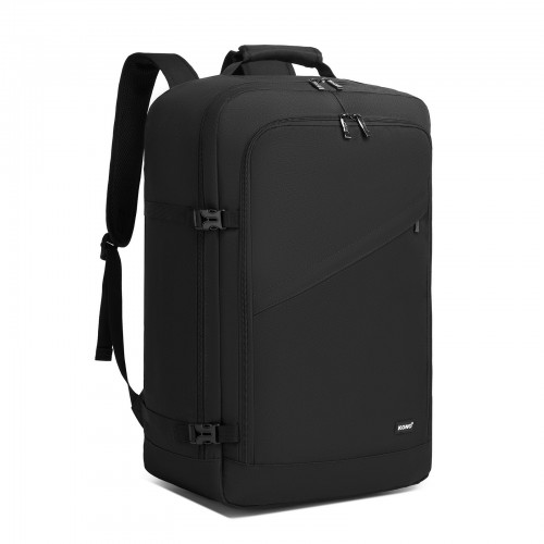 Kono Multi-purpose Business Large Backpack – Fits 15.6" Laptop, Ideal for Work, Travel & Daily Commute - Black