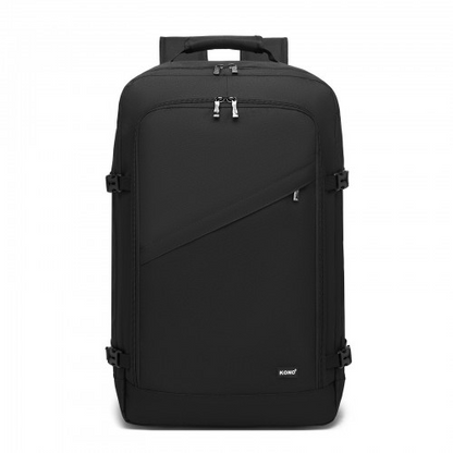 Kono Multi-purpose Business Large Backpack – Fits 15.6" Laptop, Ideal for Work, Travel & Daily Commute - Black