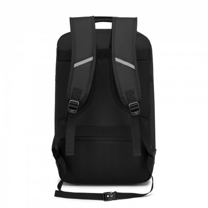 Kono Multi-purpose Business Large Backpack – Fits 15.6" Laptop, Ideal for Work, Travel & Daily Commute - Black