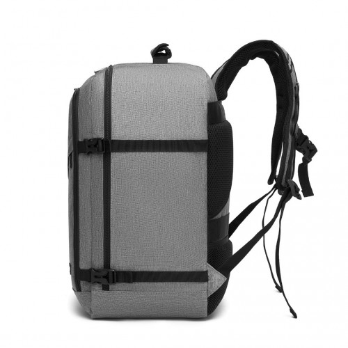 Kono Multi-purpose Business Backpack - Fits 15.6" Laptop, Ideal for Work, Travel & Daily Commute - Grey