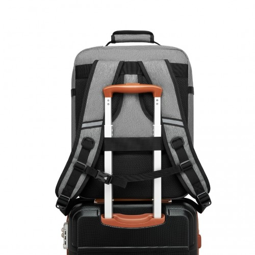 Kono Multi-purpose Business Backpack - Fits 15.6" Laptop, Ideal for Work, Travel & Daily Commute - Grey