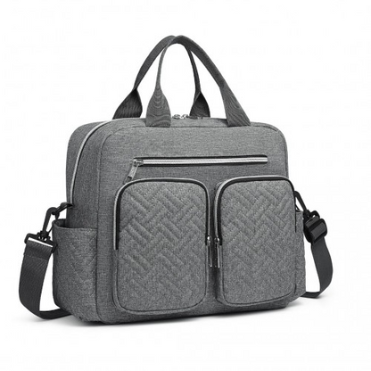 Kono Durable and Functional Changing Tote Bag - Grey | Roomy, Waterproof & Versatile