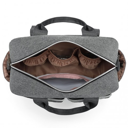 Kono Durable and Functional Changing Tote Bag - Grey | Roomy, Waterproof & Versatile