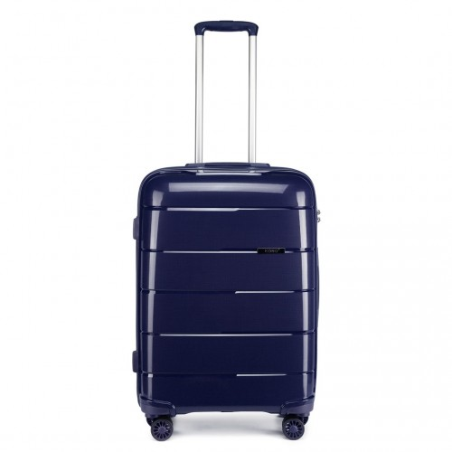 K1997L - KONO 24 INCH HARD SHELL PP SUITCASE - NAVY