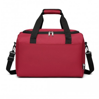 Kono Structured Travel Duffle Bag - Burgundy | Stylish and Functional | Water-Resistant Oxford Cloth | Ideal for Travel & Daily Use