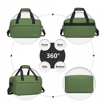 Kono Lightweight Multi Purpose Unisex Sports Travel Duffel Bag - Green | E1960S