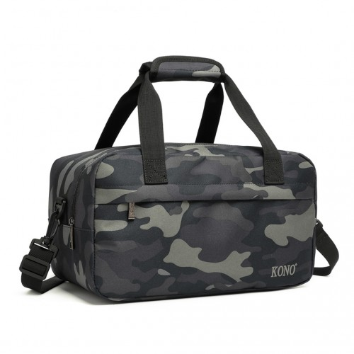 Kono Lightweight Multi Purpose Unisex Sports Travel Duffel Bag - Camouflage