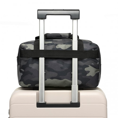Kono Lightweight Multi Purpose Unisex Sports Travel Duffel Bag - Camouflage