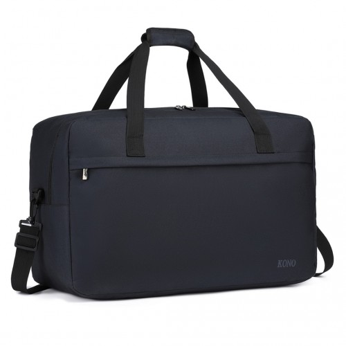 Kono Lightweight Multi Purpose Unisex Sports Travel Duffel Bag - Dark Blue