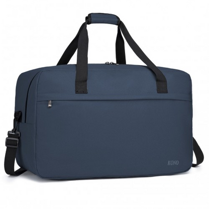 Kono Lightweight Multi Purpose Unisex Sports Travel Duffel Bag - Navy