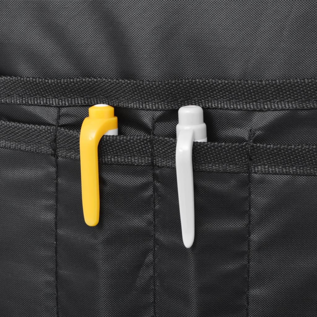 vidaXL School Backpack - 40 L Capacity, Durable Black and Grey Design