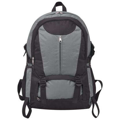 vidaXL Hiking Backpack 40 L Black and Grey | Durable & Water-Resistant Outdoor Backpack