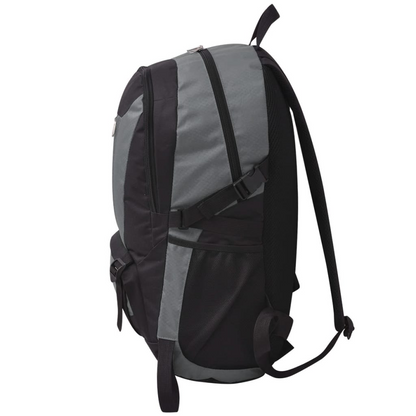 vidaXL Hiking Backpack 40 L Black and Grey | Durable & Water-Resistant Outdoor Backpack
