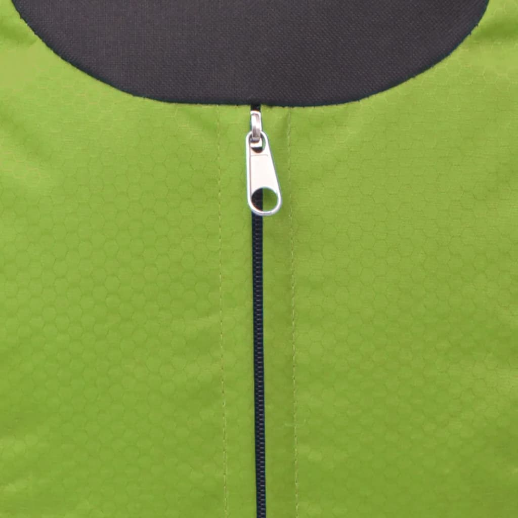 vidaXL Hiking Backpack 40 L - Durable, Water-Repellent, Black and Green