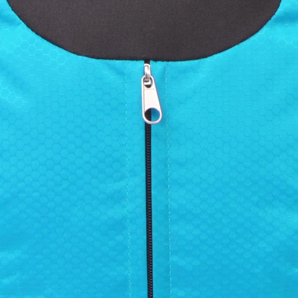 vidaXL 40L Hiking Backpack - Waterproof Black & Blue Outdoor Gear