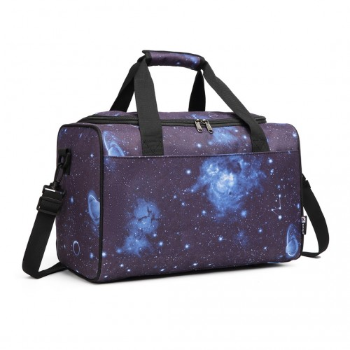 Kono Structured Travel Duffle Bag - Galaxy Blue | E2016S | Premium Quality & Water Resistant