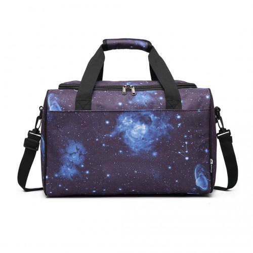 Kono Structured Travel Duffle Bag - Galaxy Blue | E2016S | Premium Quality & Water Resistant