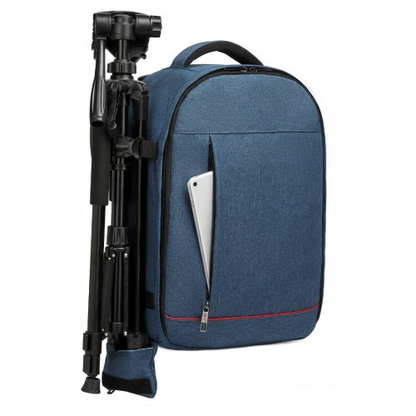 Kono Water Resistant Shockproof DSLR Camera Backpack - Navy | E6928