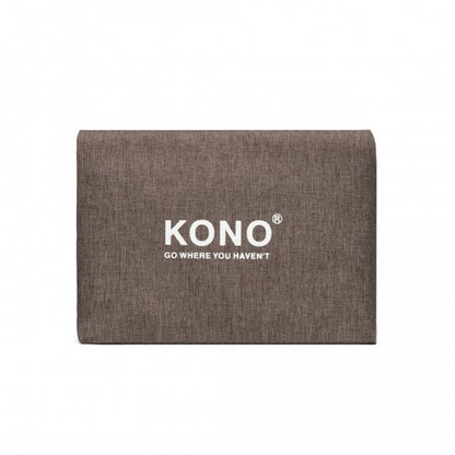 Kono Foldable Waterproof Storage Travel Handbag - Brown | EQ2256