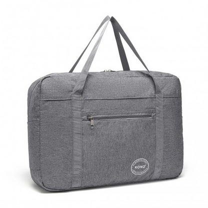 Kono Foldable Waterproof Storage Cabin Travel Handbag - Grey - EQ2308
