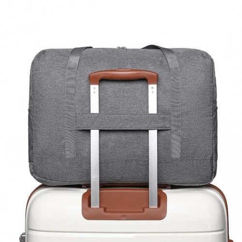 Kono Foldable Waterproof Storage Cabin Travel Handbag - Grey - EQ2308