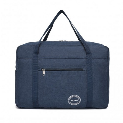 Kono Foldable Waterproof Storage Cabin Travel Handbag - Navy | EQ2308
