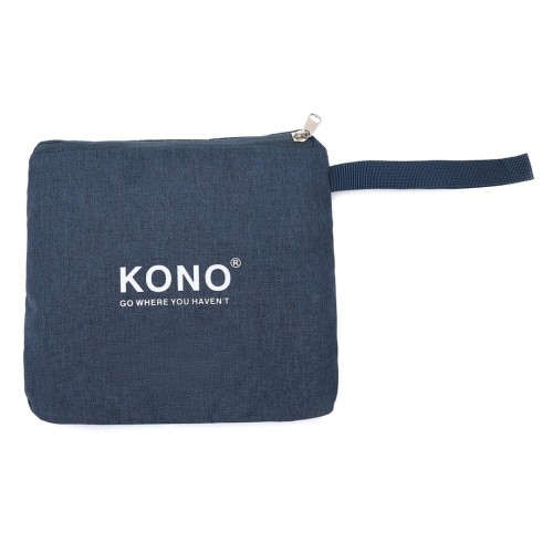 Kono Foldable Waterproof Storage Cabin Travel Handbag - Navy | EQ2308