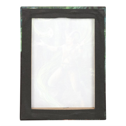 19x25cm Earth Element Wizard Canvas Wall Print Plaque by Anne Stokes