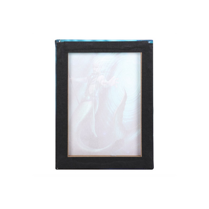 19x25cm Water Element Wizard Canvas Wall Print Plaque by Anne Stokes