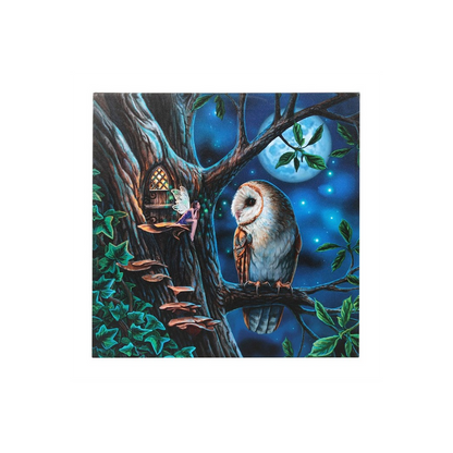 Fairy Tales Light Up Canvas Wall Print Plaque by Lisa Parker