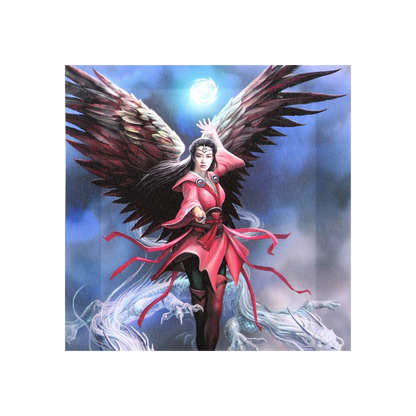 19x25cm Air Element Sorceress Canvas Wall Print Plaque by Anne Stokes