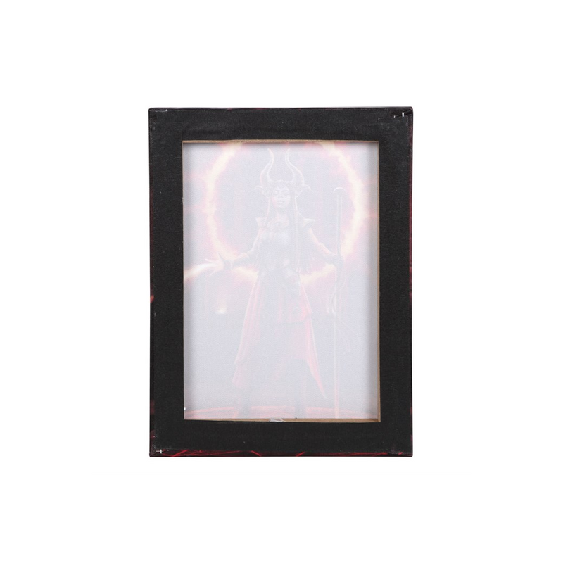 19x25cm Fire Element Sorceress Canvas Wall Print Plaque by Anne Stokes