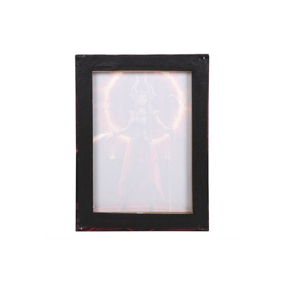 19x25cm Fire Element Sorceress Canvas Wall Print Plaque by Anne Stokes