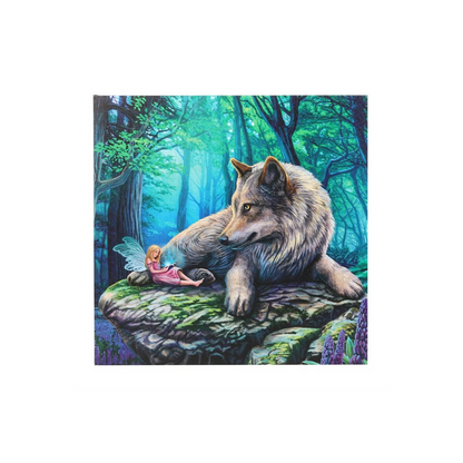 Fairy Stories Light Up Canvas Wall Print Plaque by Lisa Parker