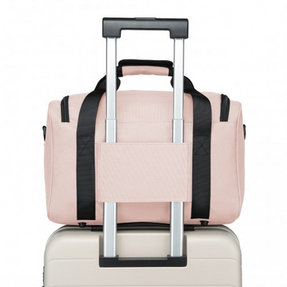 Kono Structured Travel Duffle Bag - Pink | Durable & Stylish