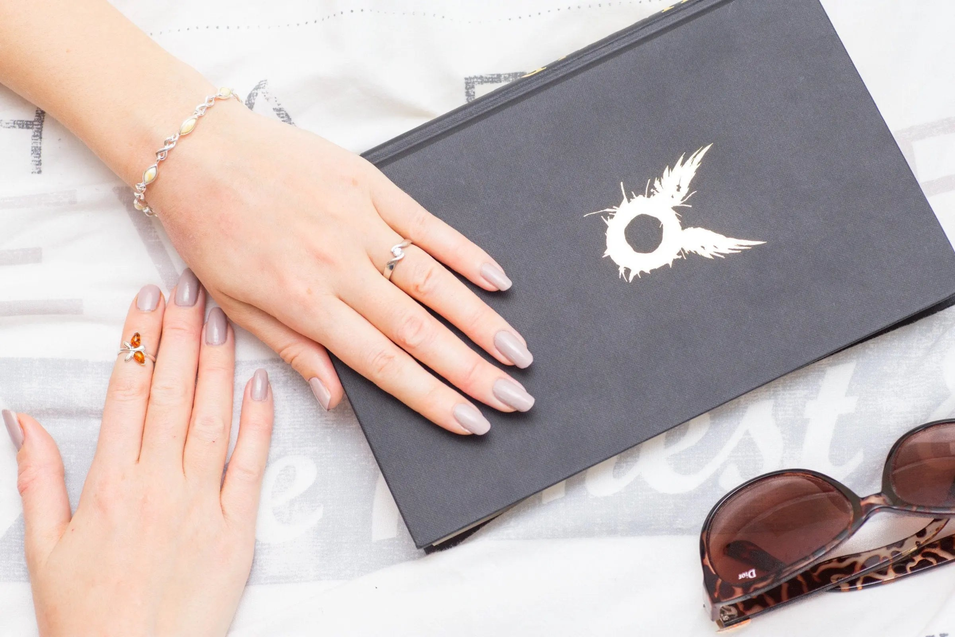 Butterscotch Amber Infinity Bracelet