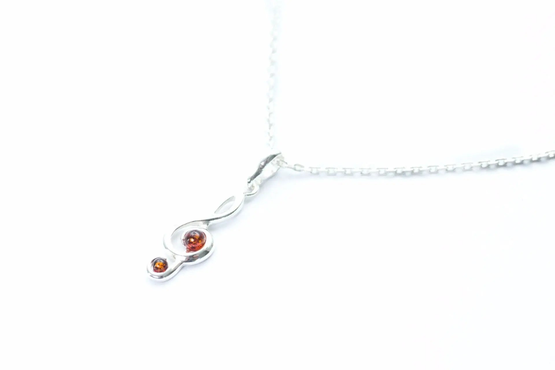 Dainty Treble Clef Pendant