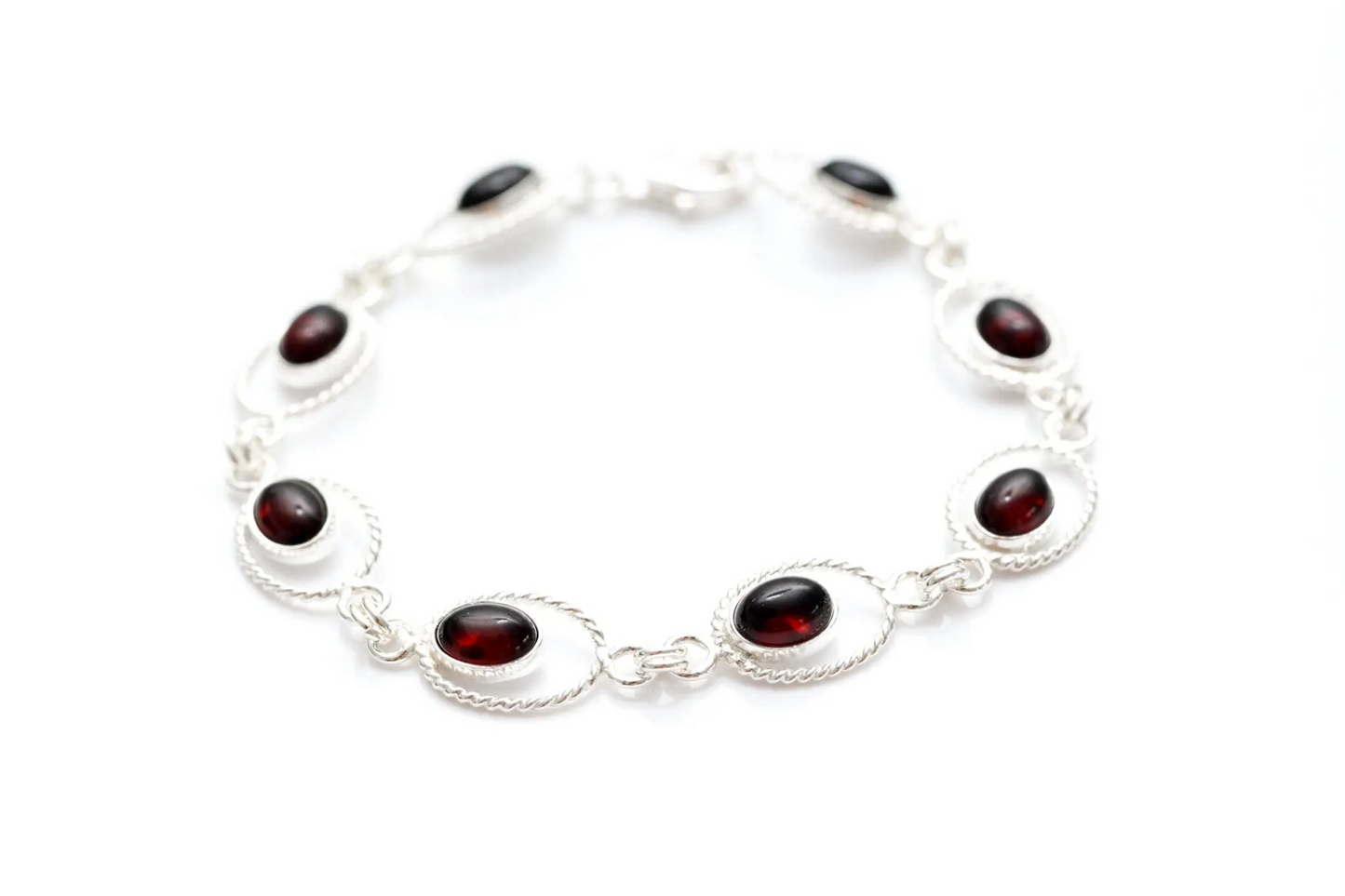 Cherry Red Quintessence Link Bracelet