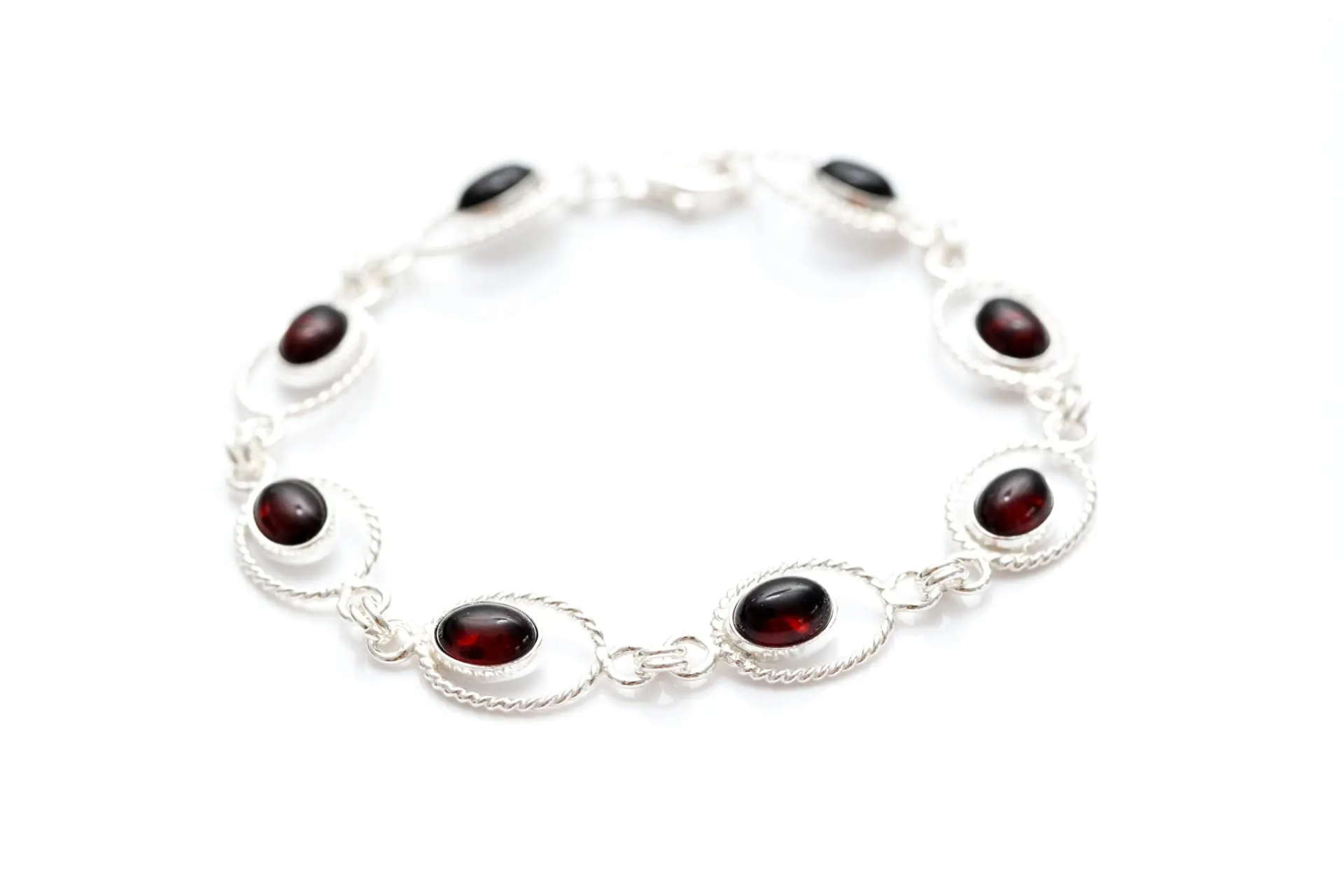 Cherry Red Quintessence Link Bracelet