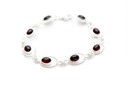 Cherry Red Quintessence Link Bracelet
