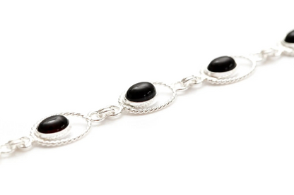 Cherry Red Quintessence Link Bracelet