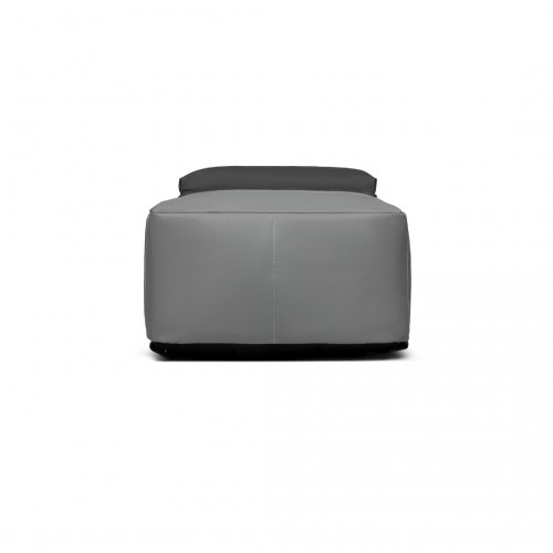 Kono Durable PVC Coated Water-resistant Stylish Backpack - Grey | 15.6 Inch Laptop Compartment