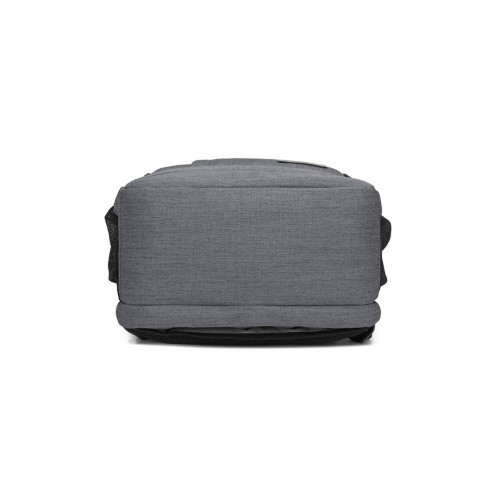 Kono Multi-Compartment Backpack with USB Port - Grey | EM2111S