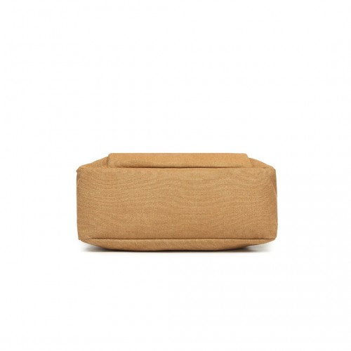 Kono Canvas Multi-Functional Cross Body Bag - Brown | Versatile & Stylish Travel Companion