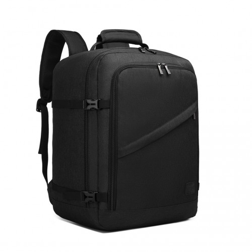 Kono Lightweight Cabin Bag Travel Business Backpack - Black | EM2231M