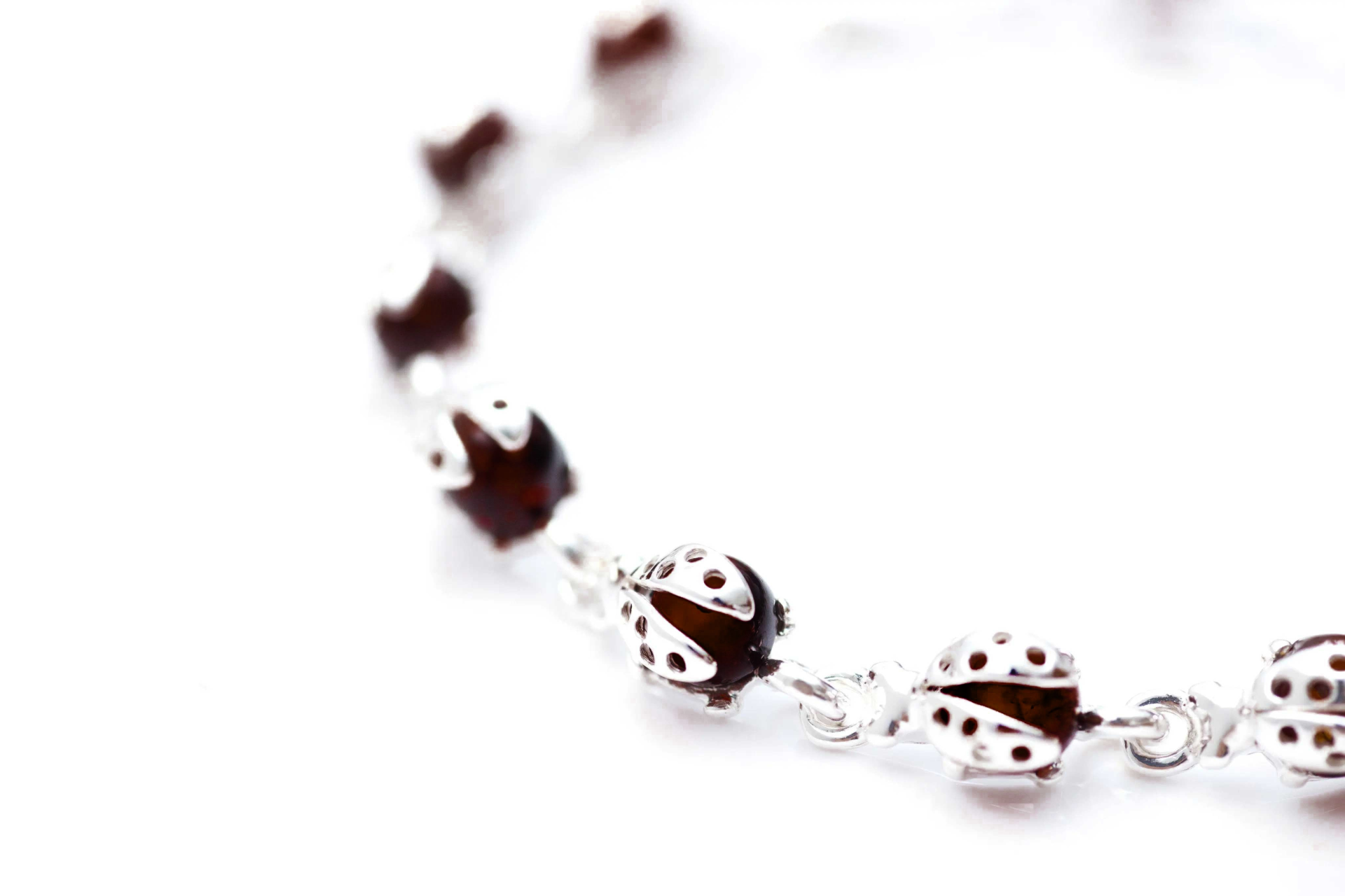 Cherry Red Ladybird Bracelet