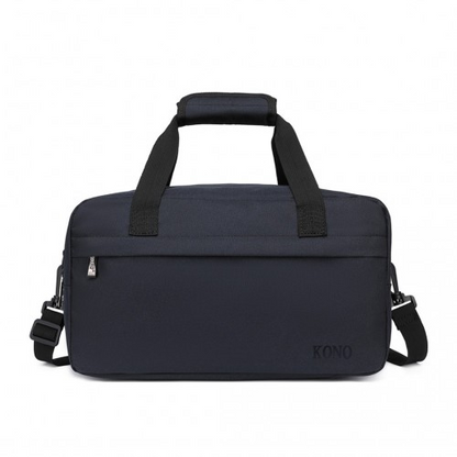 Kono Lightweight Multi Purpose Unisex Sports Travel Duffel Bag - Dark Blue