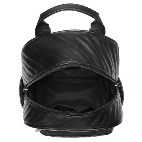 Miss Lulu Water-resistant Chic PU Leather Backpack - Stylish and Functional Black Backpack for Every Occasion