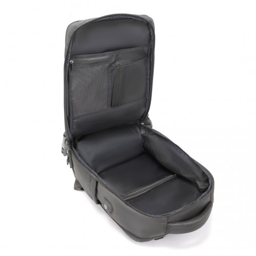 Kono Grey Multi-Functional Travel Backpack with USB Charging Port and Shoe Compartment