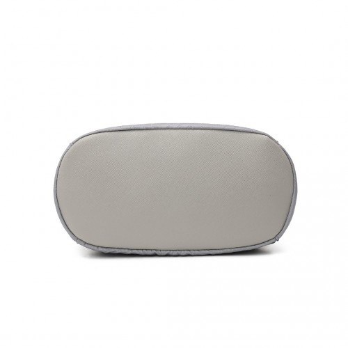 Miss Lulu Grey Lightweight Elegant Daily Backpack - Perfect for On-the-Go Women